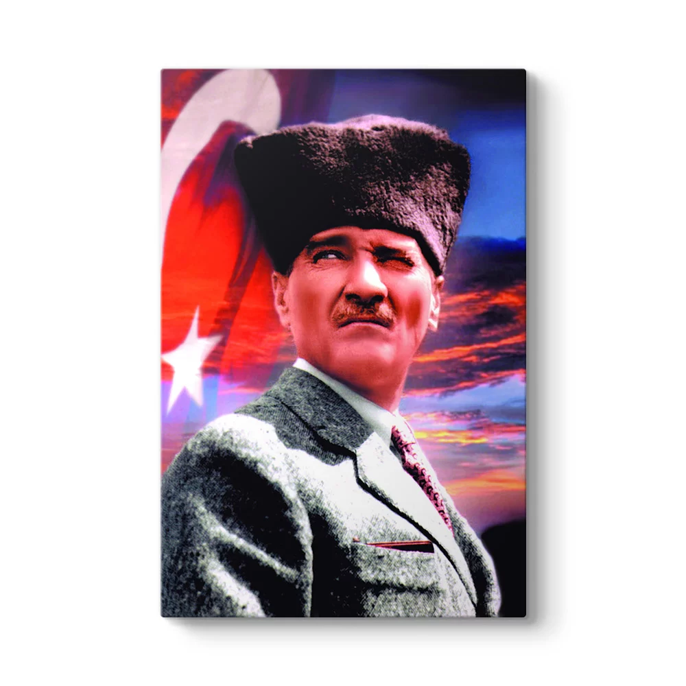 Kalpaklı Atatürk Tablosu - Model 2